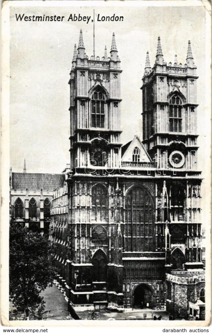 T2/T3 1952 London, Westminster Abbey (EK) - Non Classés