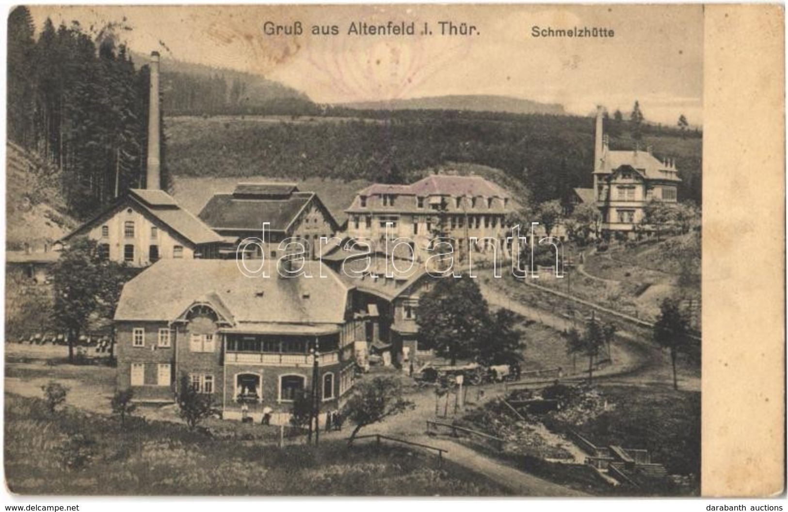 T2 Altenfeld I. Thür. Schmelzhütte / Smelter, Factory, Smelting Plant - Sin Clasificación