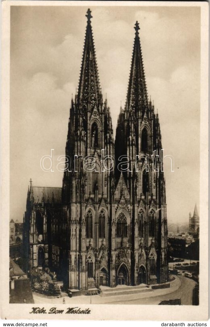 ** T1/T2 Köln, Cologne; Dom, Westzeite / Cathedral, West Side - Ohne Zuordnung