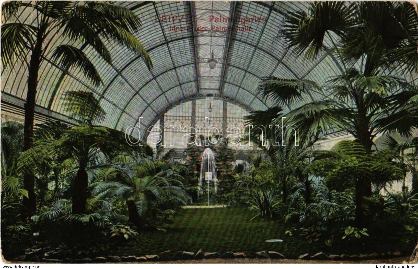 * T2/T3 Leipzig, Palmengarten, Inneres Der Palmenhalle / Palm Garden, Greenhouse, Interior (Rb) - Non Classés