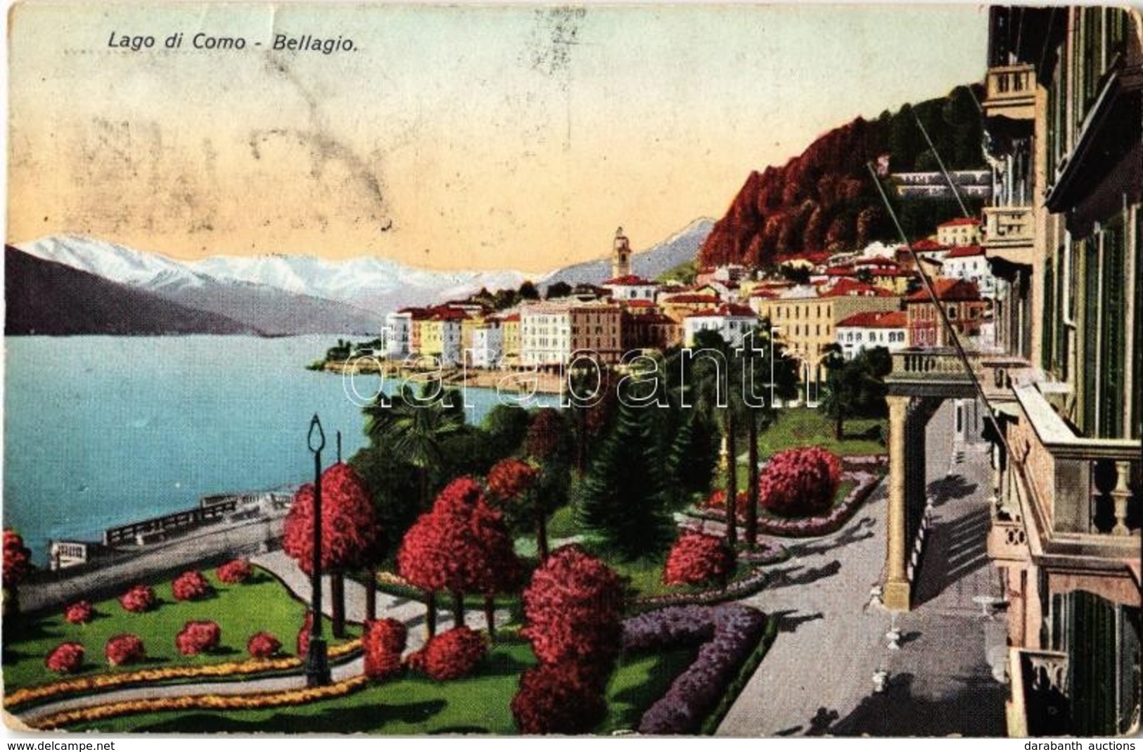 T2/T3 1930 Bellagio, Lago Di Como / Lake (worn Corners) - Ohne Zuordnung