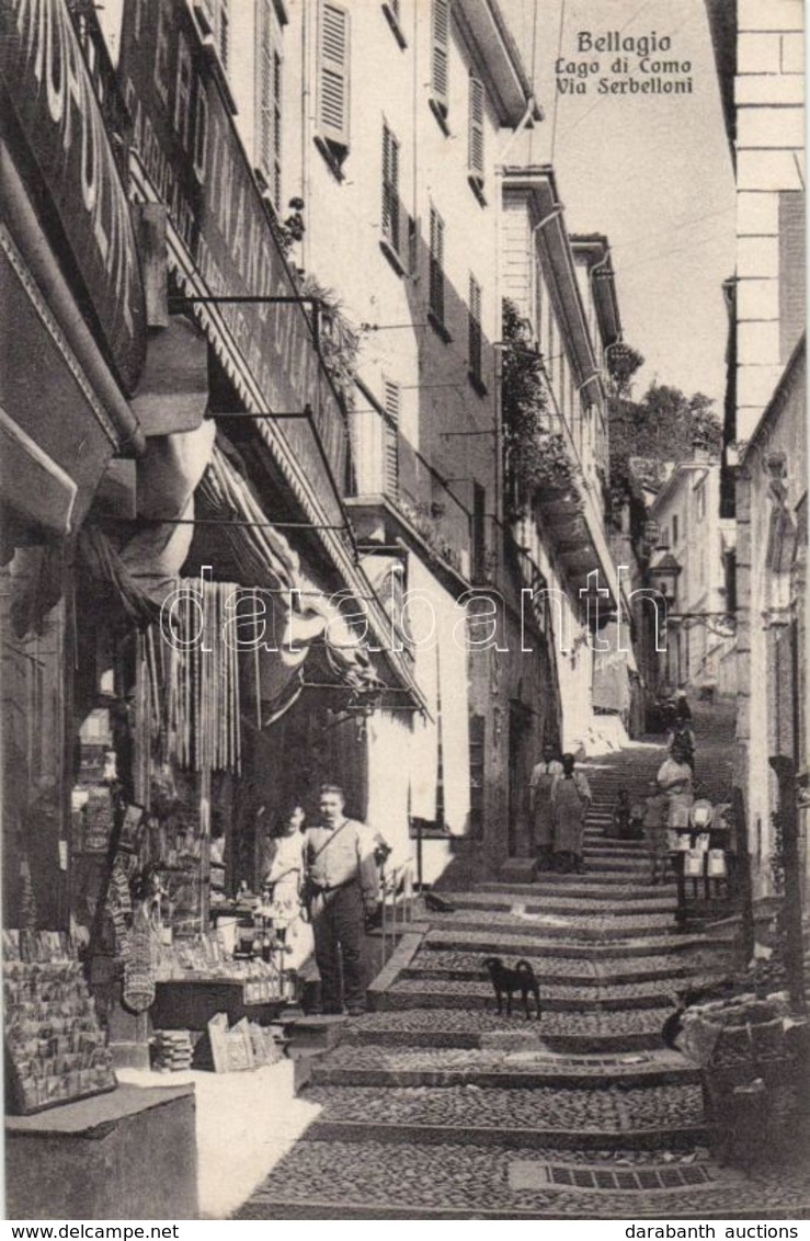 ** T1 Bellagio, Via Serbelloni / Street, Shops, Dog - Unclassified