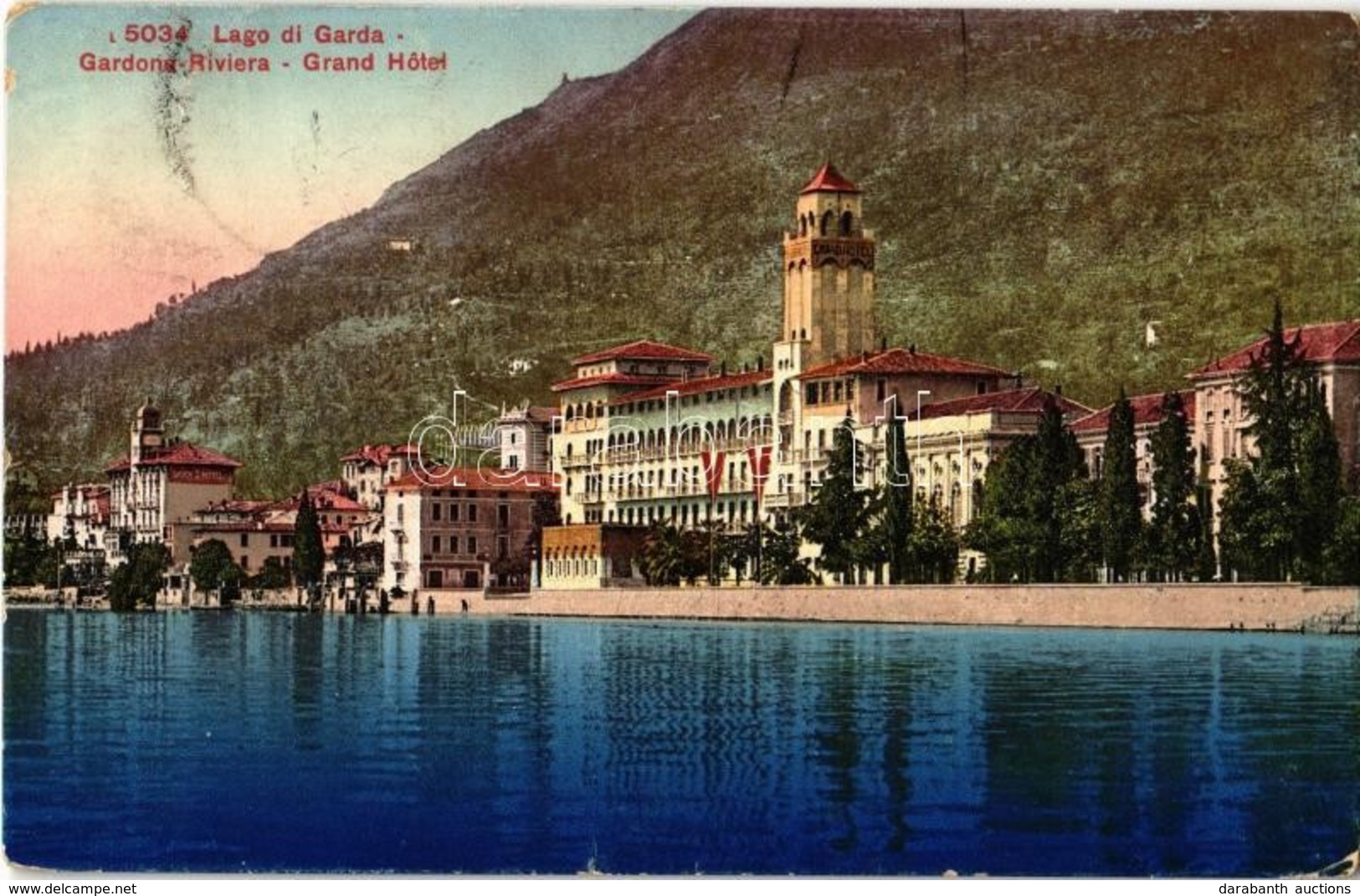 T2 1930 Gardone Riviera, Lago Di Garda, Grand Hotel / Lake, Hotel - Sin Clasificación