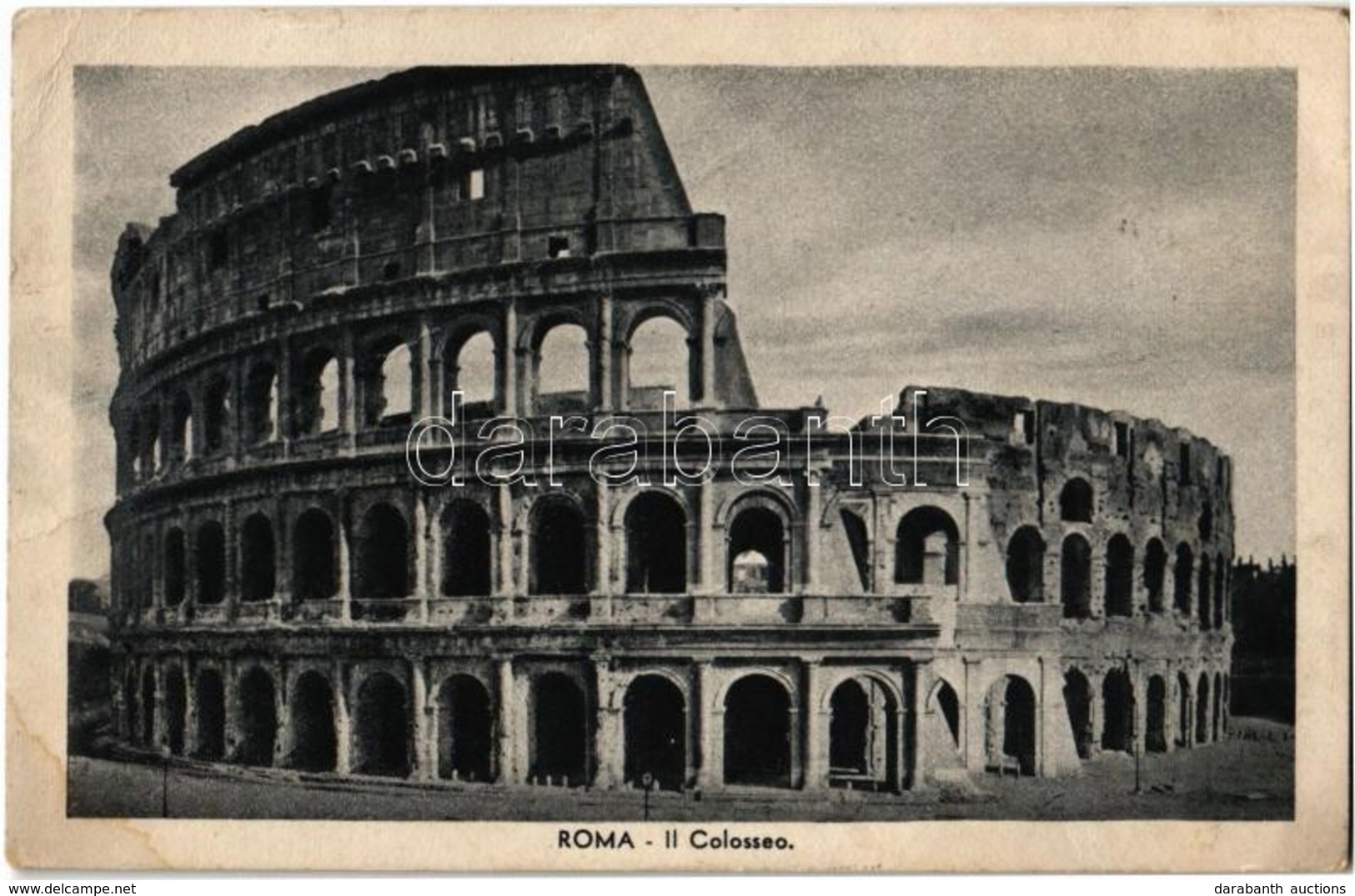 * T2/T3 1937 Rome, Roma; Il Colosseo / Colosseum (fa) - Sin Clasificación