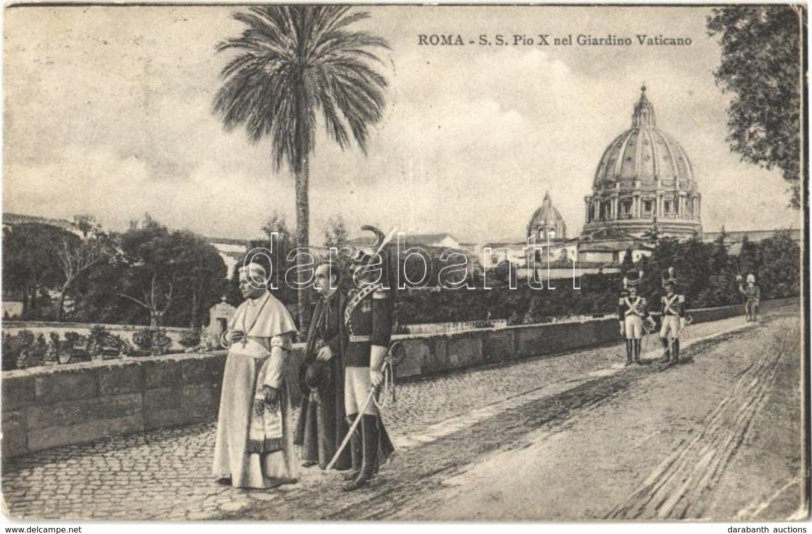 * T2/T3 1914 Roma, Rome; S. S. Pio X Nel Giardino Vaticano / Pope Pius X At The Vatican Garden (EK) - Ohne Zuordnung