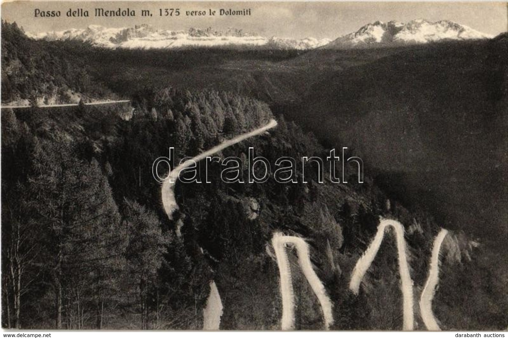 T1/T2 1935 Ruffré-Mendola, Passo Della Mendola Verso Le Dolomiti / Dolomites, Mountain Pass - Sin Clasificación