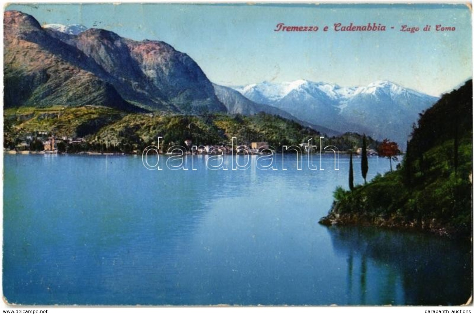 T2 1930 Tremezzo E Cadenabbia, Lago Di Como / General View, Lake - Unclassified