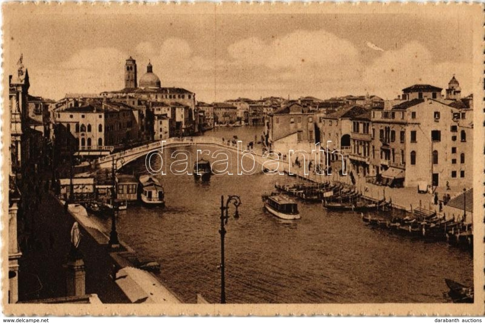 ** T2/T3 Venezia, Venice; Ponte Degli Scalzi / Bridge, Canal, Boats (fl) - Ohne Zuordnung