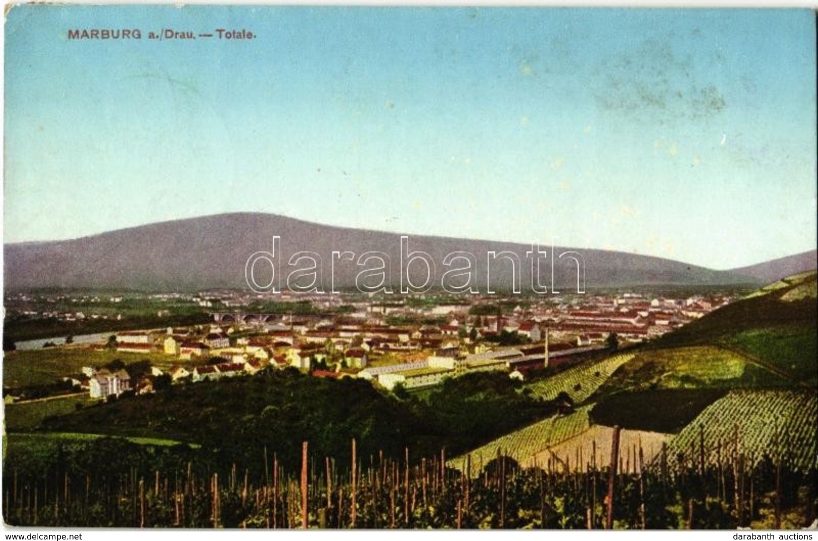 T2/T3 Maribor, Marburg An Der Drau; Totale / General View (slightly Wet Corner) - Unclassified