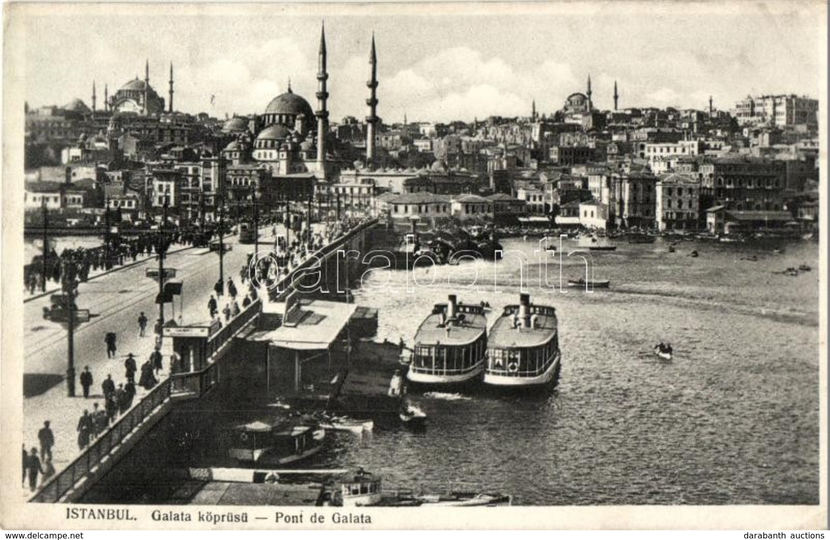 * T2/T3 Constantinople, Istanbul; Galata Köprüsü / Pont / Bridge, Ships - Non Classés