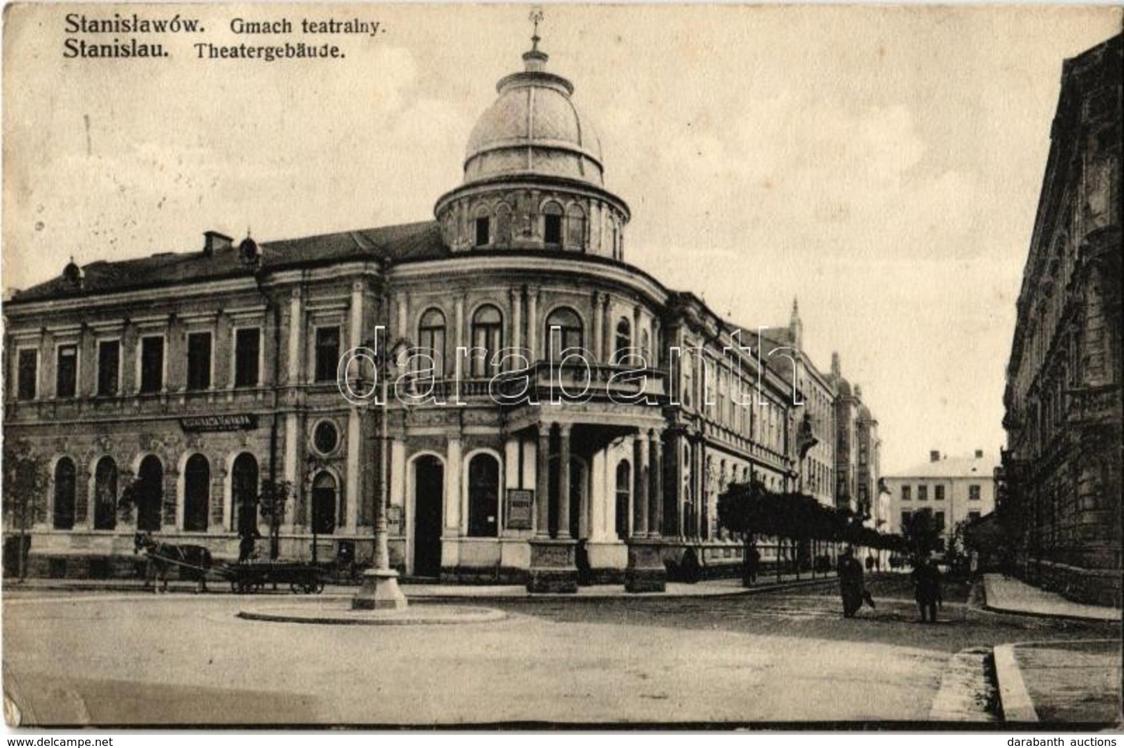 T2 1916 Ivano-Frankivsk, Stanislawów, Stanislau; Gmach Teatralny / Theatre - Non Classés