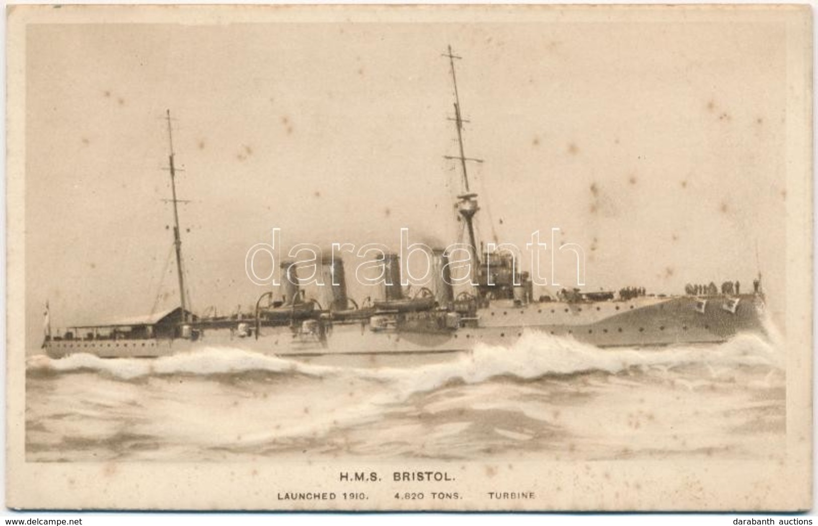 ** T2/T3 HMS Bristol, Royal Navy Type 82 Destroyer. Emb.  (fl) - Ohne Zuordnung