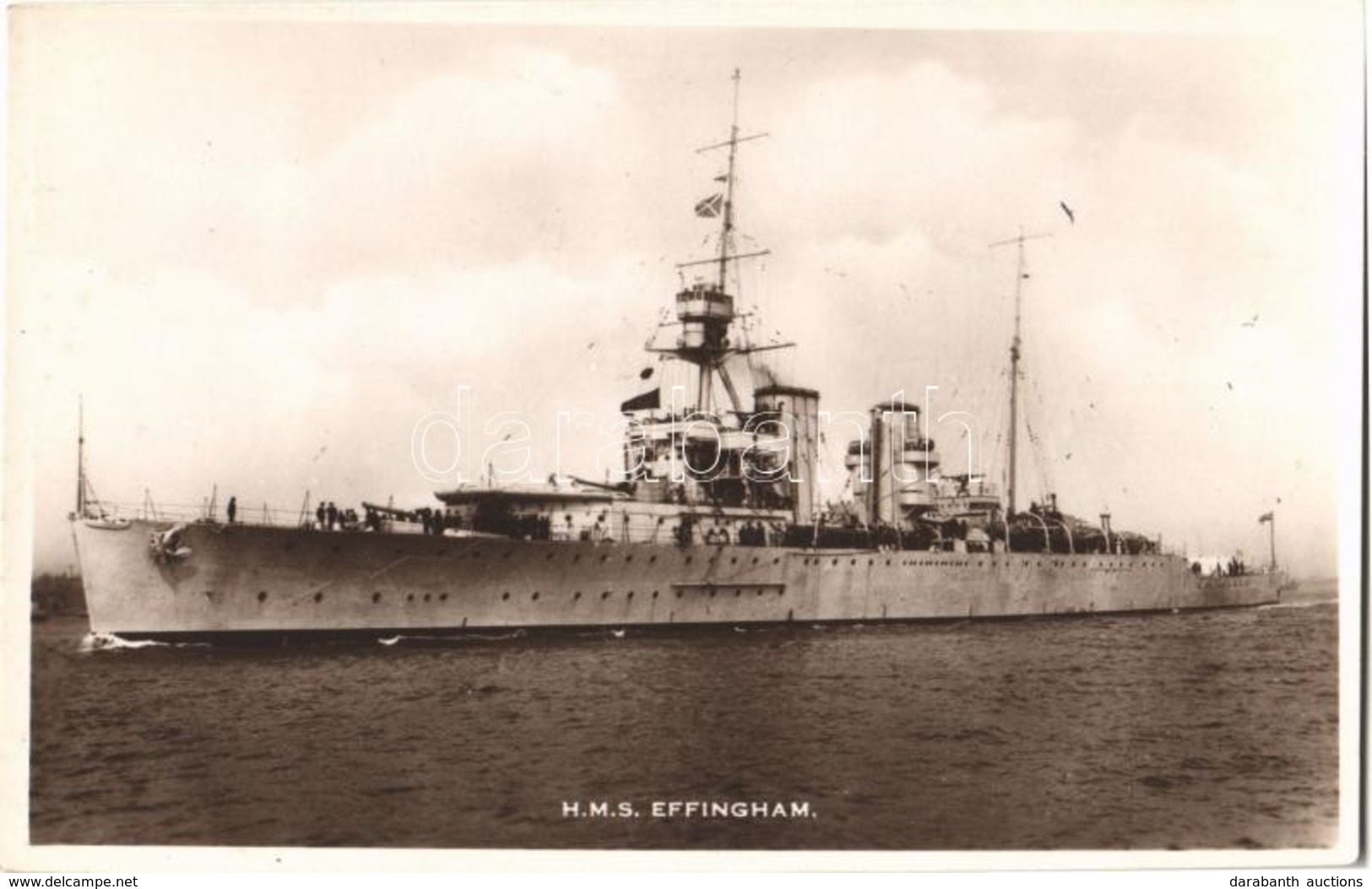 * T2 HMS Effingham Hawkins-class Heavy Cruiser Of The Royal Navy - Non Classés