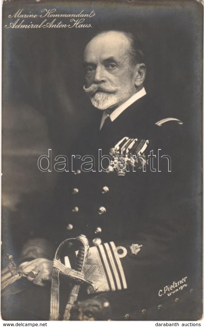 * T2/T3 Marine-Kommandant Admiral Anton Haus (K.u.K. Kriegsmarine, Commander Of The Austro-Hungarian Navy, Grand Admiral - Sin Clasificación