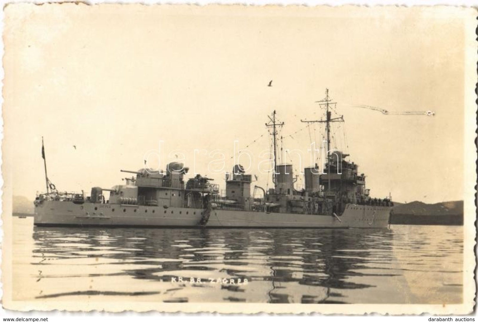 T2 Zagreb, Yugoslav Beograd-class Destroyers Of The Royal Yugoslav Navy. Foto Atelje L. Cirigovic. Photo - Non Classificati