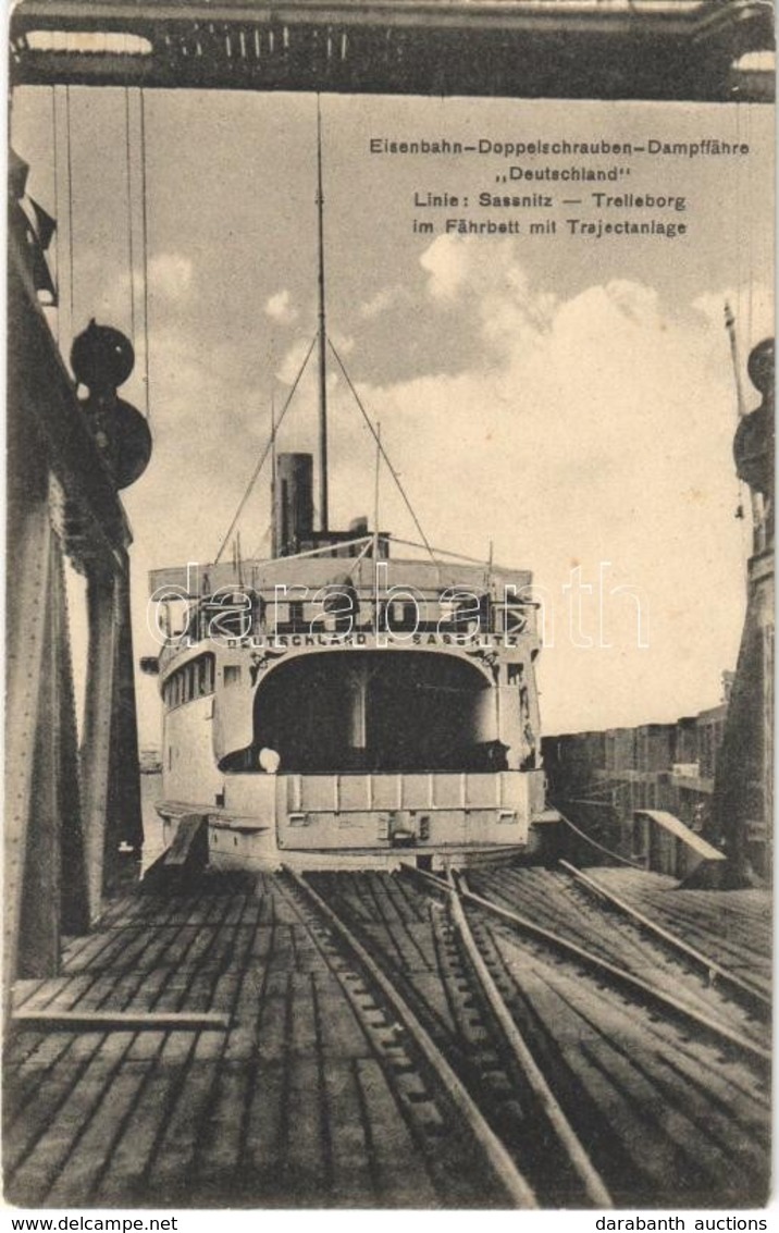 ** T2 Eisenbahn-Doppelschrauben-Dampffähre 'Deutschland' / Railway Twin Screw Steam Ferry 'Deutschland-Sassnitz' - Unclassified