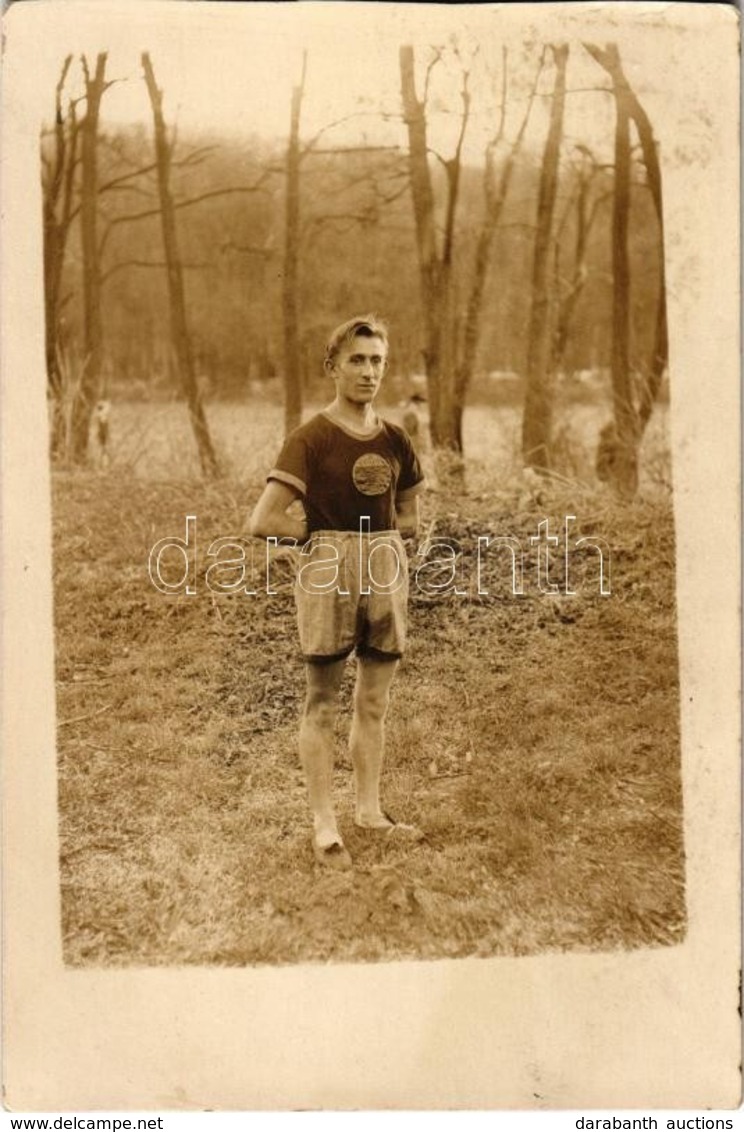 * T2 1928 Budapest II. Hűvösvölgy, Vasas SC Sportolója / Hungarian Athlete. Photo - Non Classés