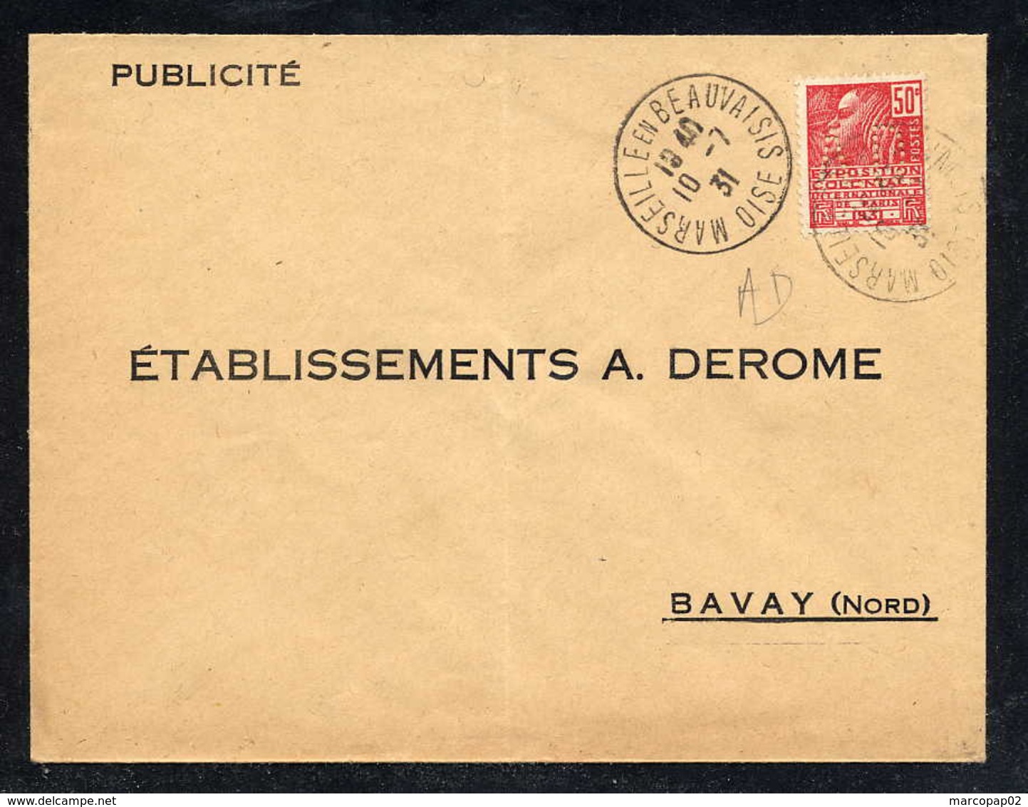 Lot De 6 Lettres Avec Timbres Perforés - Autres & Non Classés