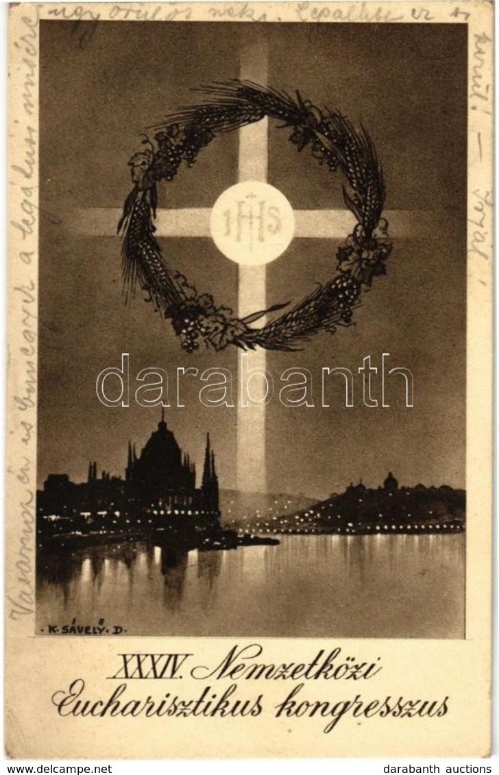 T2/T3 1938 Budapest XXXIV. Nemzetközi Eucharisztikus Kongresszus. Trianon / 34th International Eucharistic Congress S: K - Unclassified