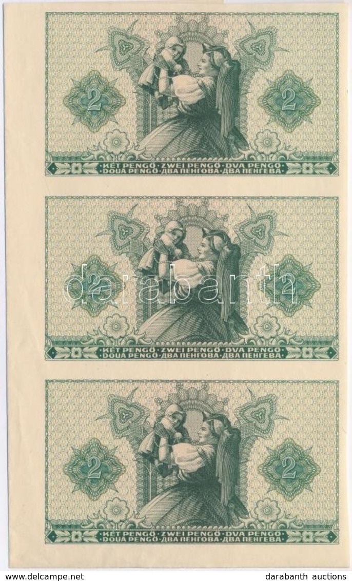 1940. 2P (3x) Fázis, Csak Hátlapi Nyomat,  T:I- - Non Classés