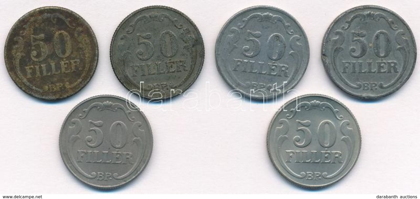 1926-1940. 50f Cu-Ni (6x) T:1-,2,3
Adamo P5 - Ohne Zuordnung