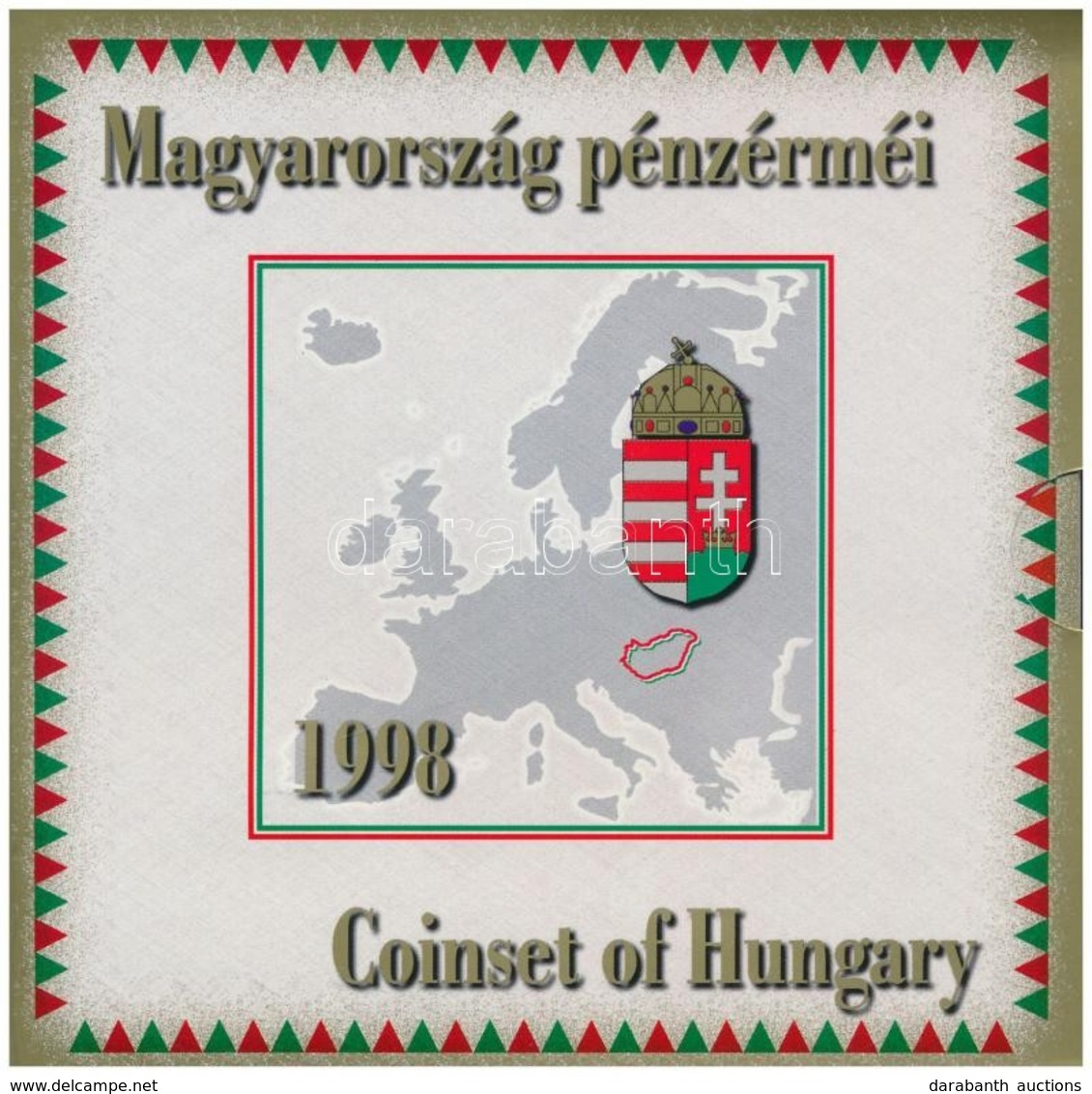 1998. 50f-200Ft (10xklf) Forgalmi Sor Dísztokban + 1998. 100Ft Alpakka '1848-1849. Szabadságharc 150. évfordulójára' T:B - Unclassified