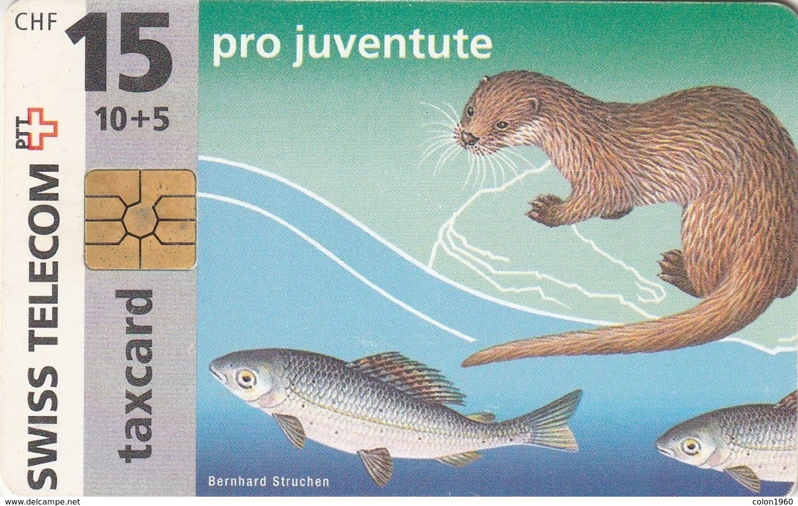 SUIZA. Pro Juventute - Am Bach. FAUNA. 08/96. B-10B. (158) - Otros & Sin Clasificación