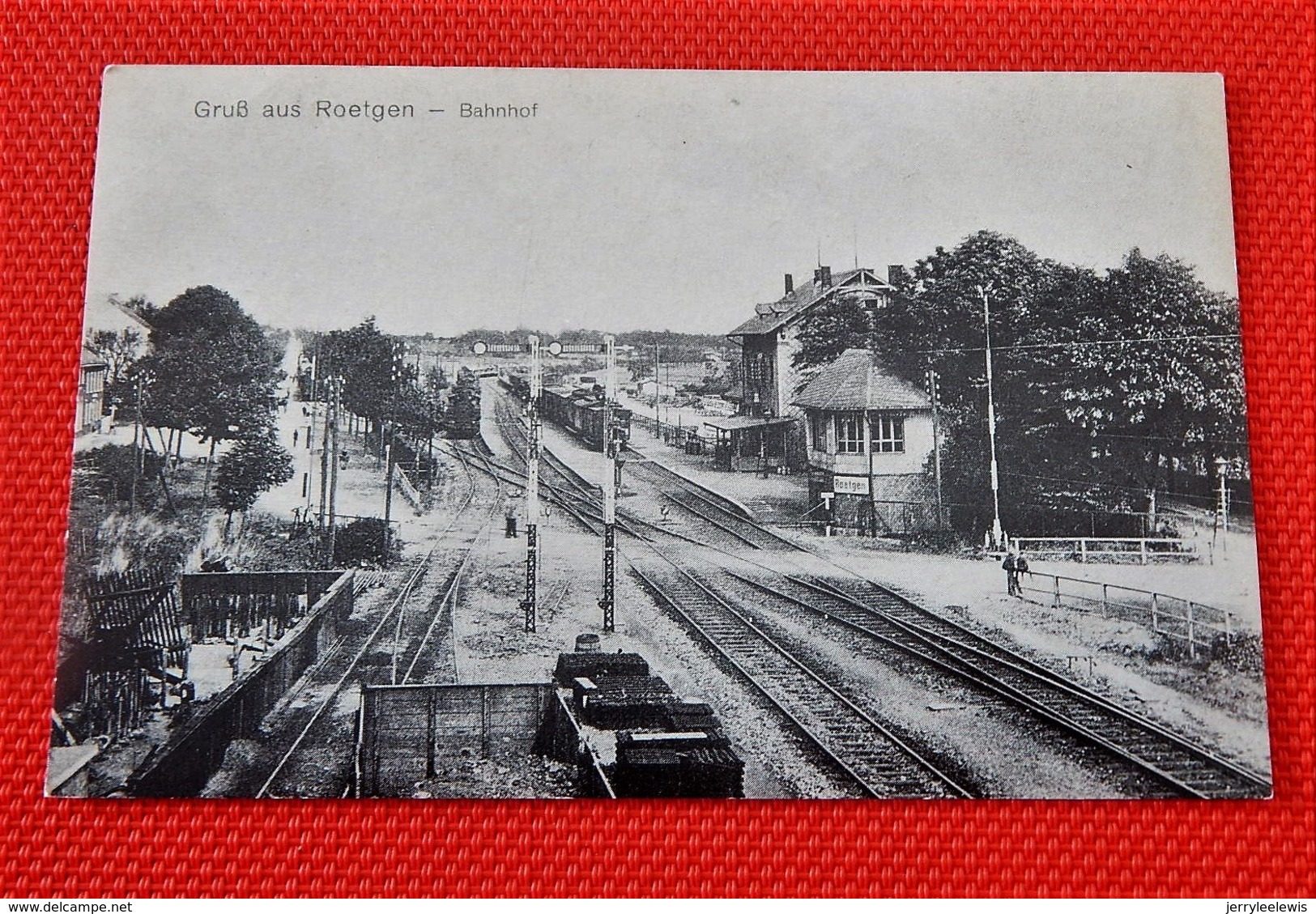 ROETGEN  -  Gruss Aus Roetgen  - Bahnhof  (1915) -  (Reproduktion) - Other & Unclassified