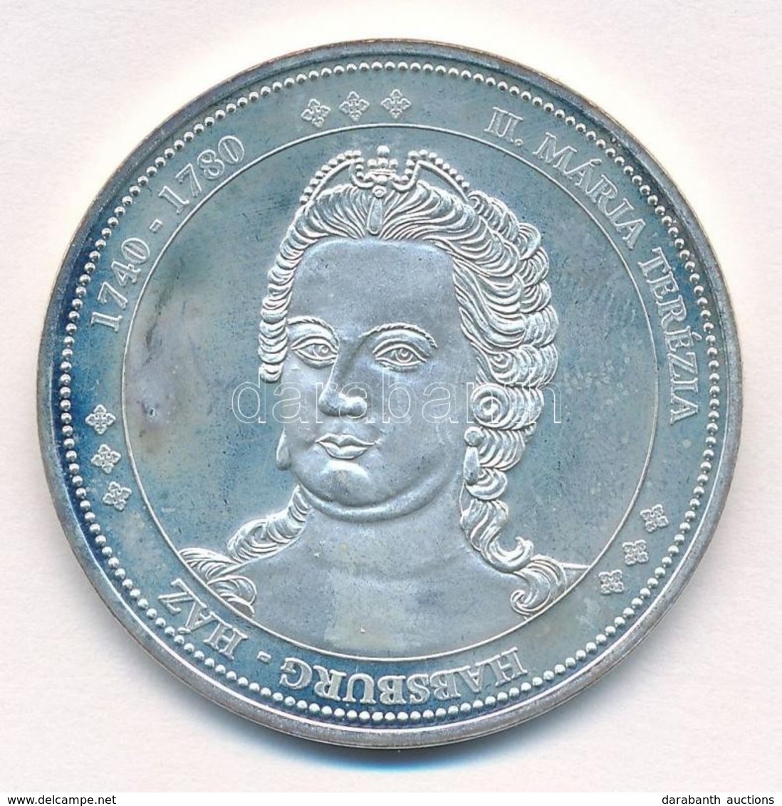 DN 'Magyarország Keresztény Királyai / II. Mária Terézia 1740-1780' Ag Emlékérem (19,96g/0.333/39mm) T:PP Ujjlenyomat - Sin Clasificación