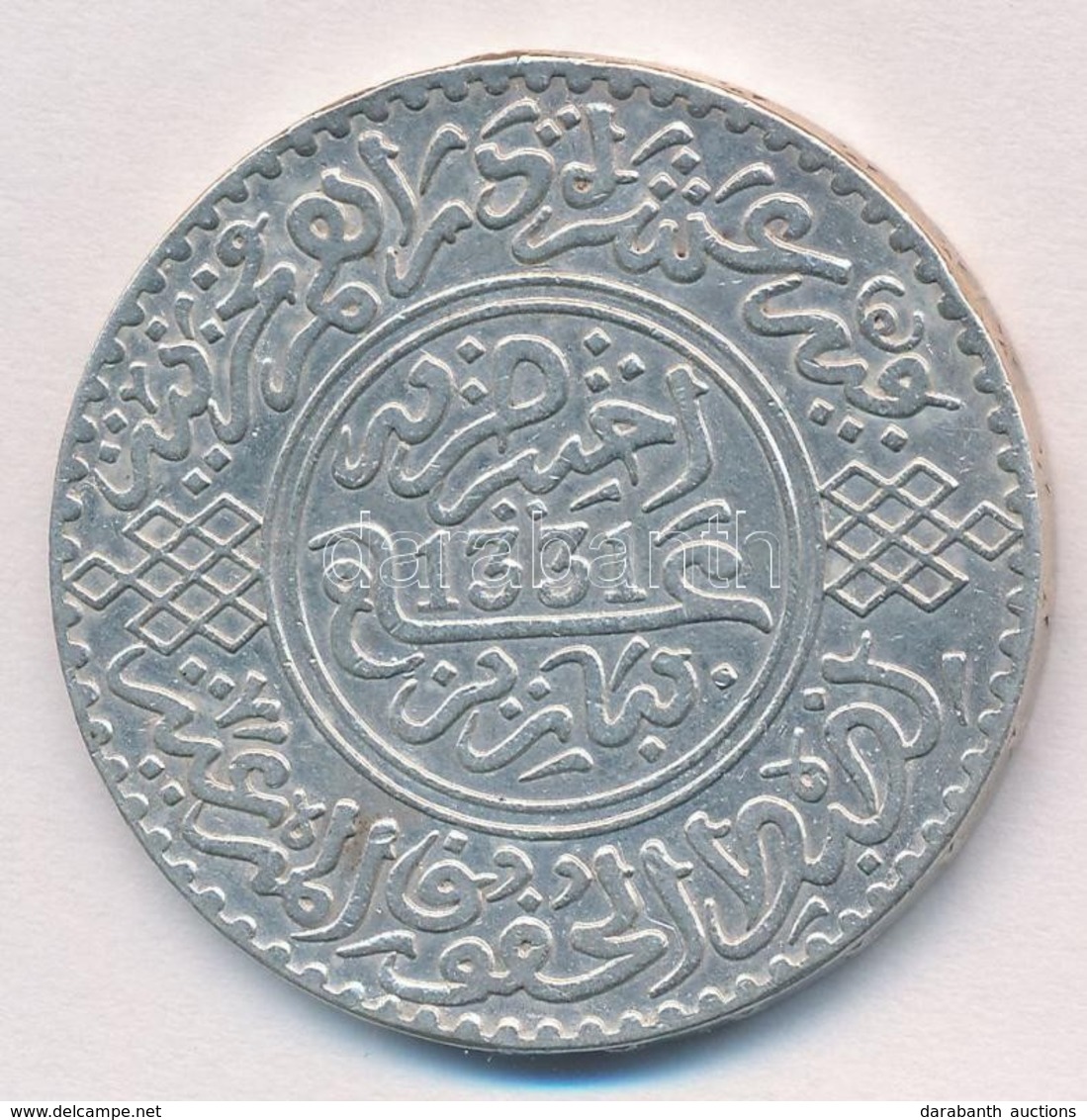 Marokkó 1913. (1331) 1R 'Yusuf' T:2
Morocco 1913. (1331) 1 Rial 'Yusuf' C:XF
Krause Y#33 - Unclassified