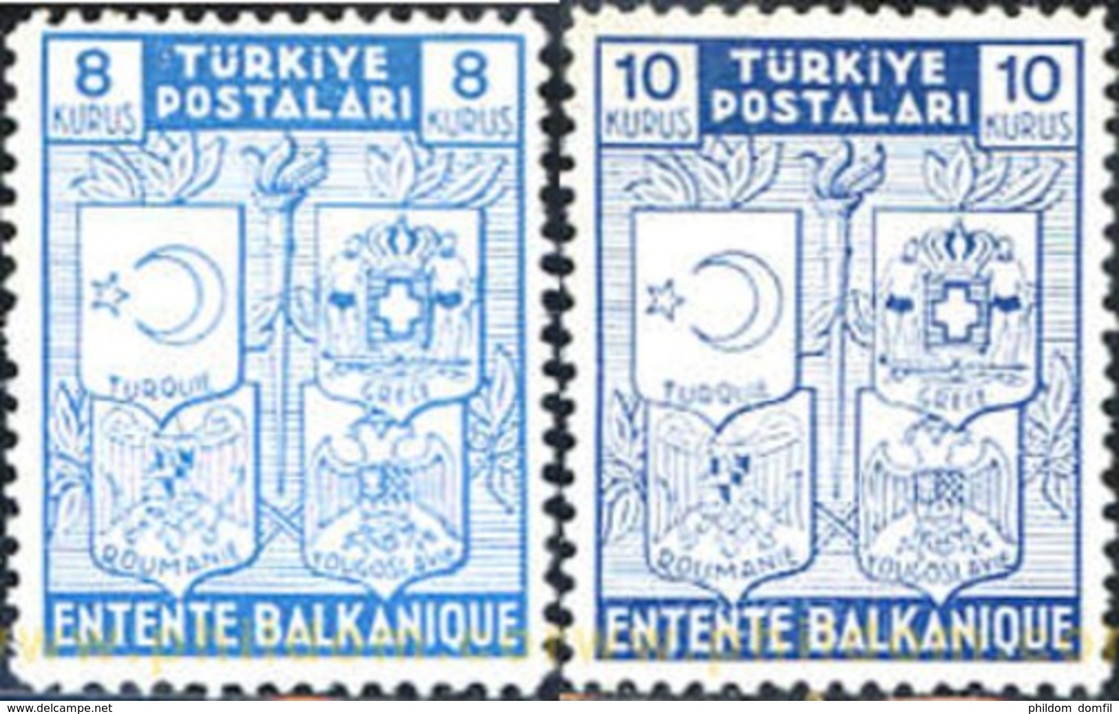 Ref. 166151 * MNH * - TURKEY. 1940. TIMBRE DEL ENTENTE BALCANICO - Other & Unclassified