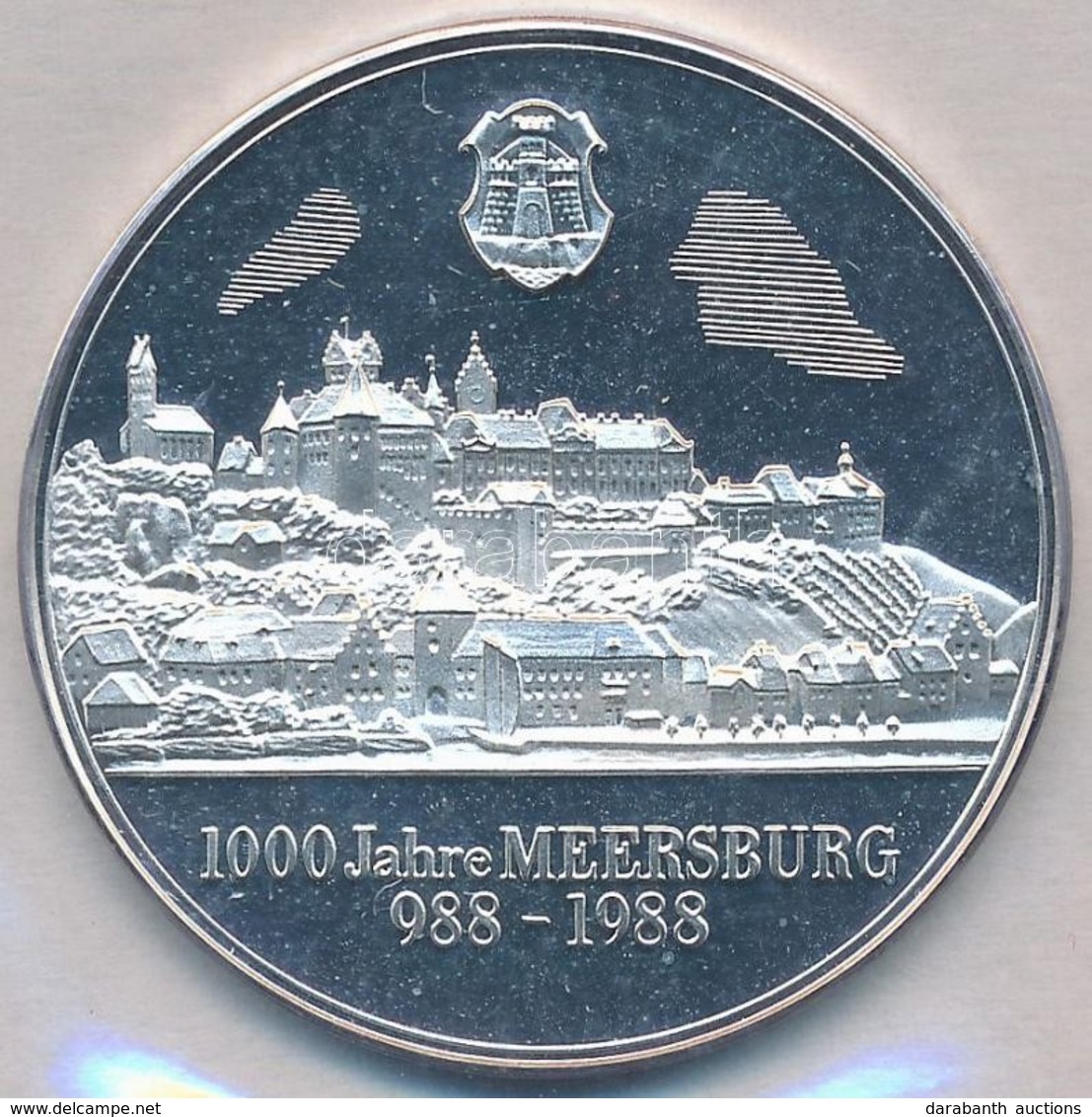 NDK 1988. '1000 éves Merseburg' Fém Emlékérem T:1
GDR 1988. '1000th Anniversary - Merseburg' Metal Commemorative Coin C: - Unclassified