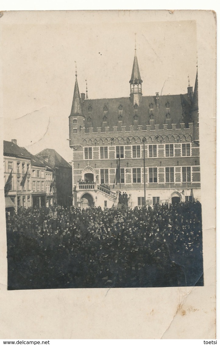 GERAARDSBERGEN  FOTOKAART BEVRIJDINGSFEEST 1918 - Geraardsbergen