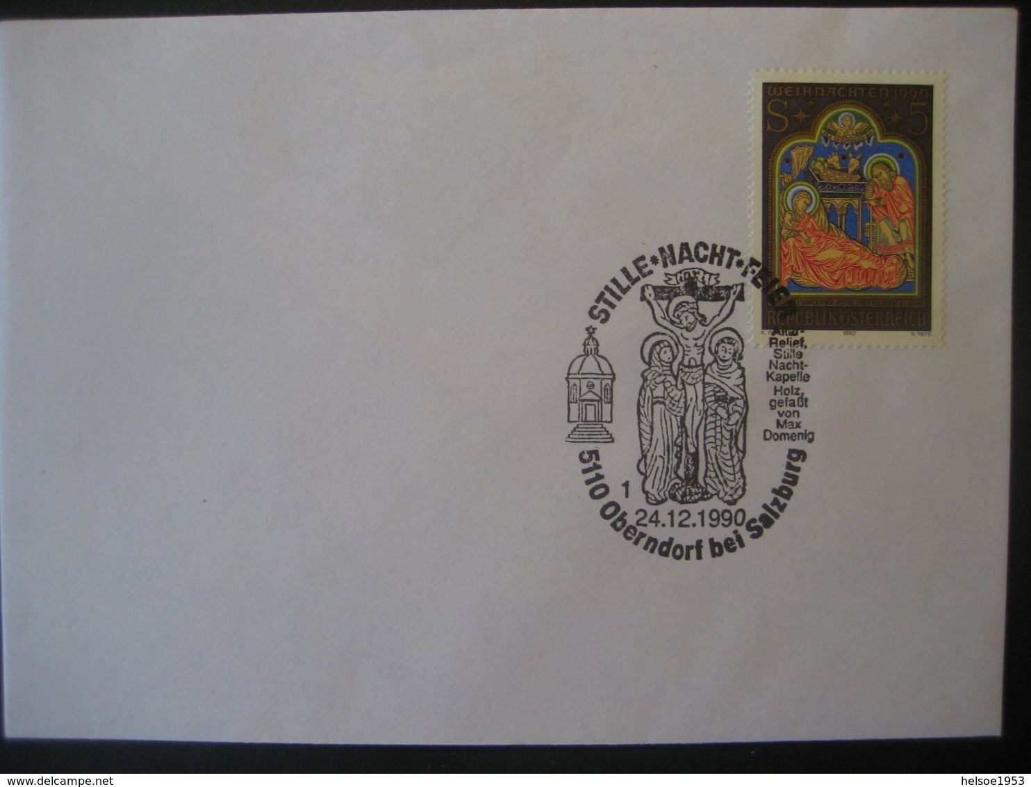 Österreich- 24.12.1990 Oberndorf Stille Nacht Feier 1990 - Lettres & Documents