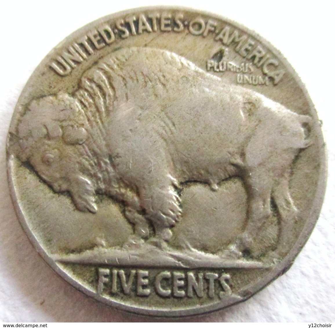 FIVE CENTS 1917 LIBERTY UNITED STATES OF AMERICA PLURIBUS UNUM INDIEN SIOUX APACHE NAVAJOS BISON - Other & Unclassified