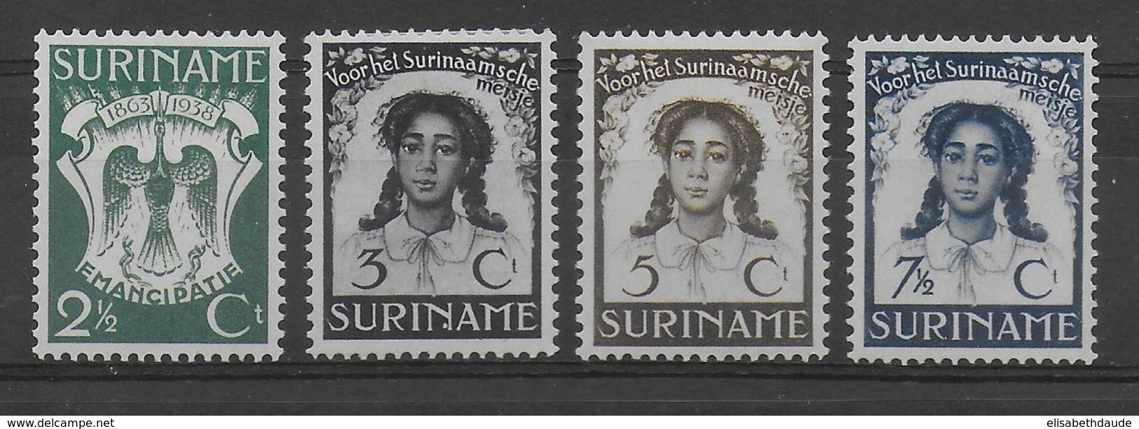 SURINAM - YVERT N°179/182 * MLH- COTE = 12 EUR. - Surinam ... - 1975