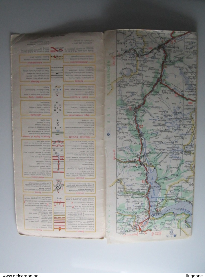 Carte MICHELIN N° 23 - GENÈVE - BERNE 1962 - Cartes Routières