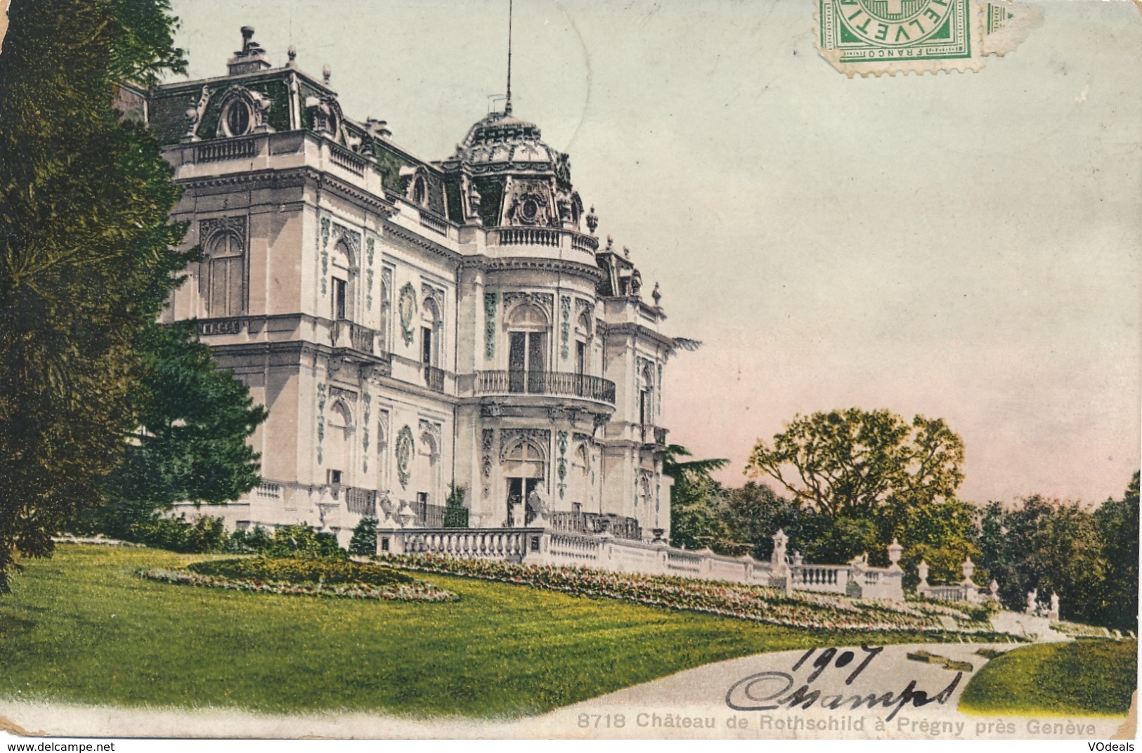 CPA - Suisse - Château De Rothschild à Prégny - Pregny-Chambésy