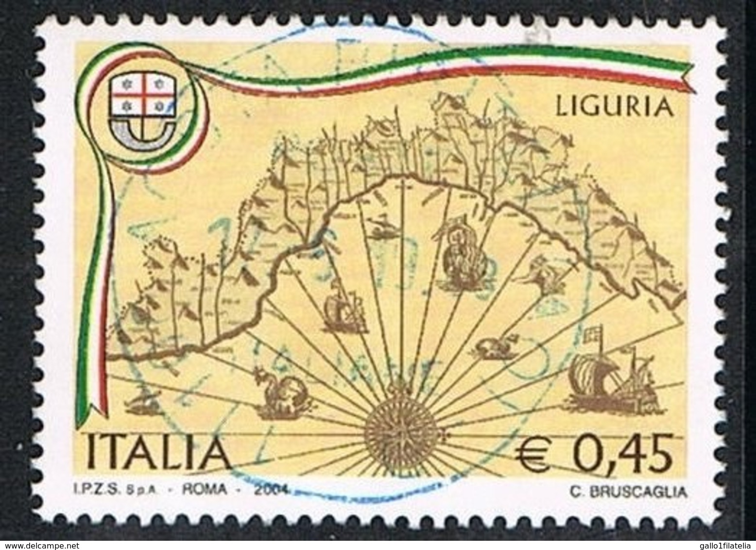 2004 - ITALIA / ITALY - LE REGIONI ITALIANE - LA LIGURIA / THE ITALIAN REGIONS - LIGURIA - USATO / USED. - 2001-10: Used