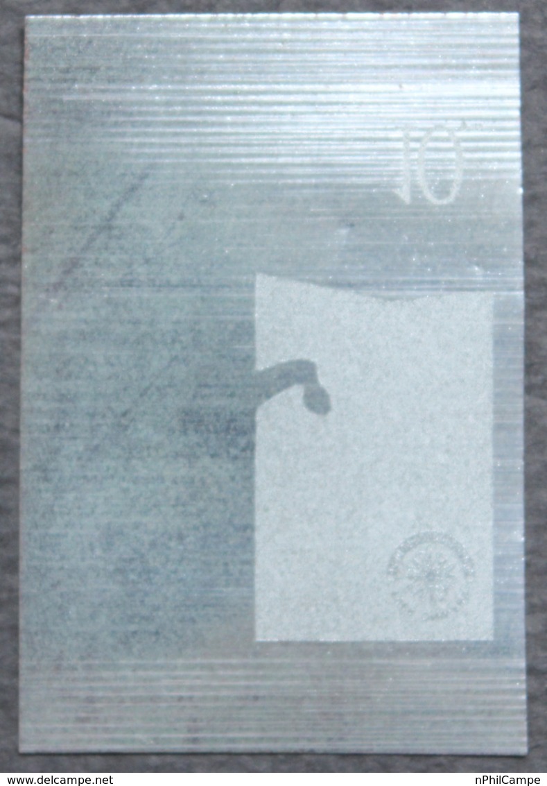 #30- KPI-361- Indonesia 1962. 10r. V1. Asian Games Jakarta, Piece Of Printing Plate! Rare! - Indonesië