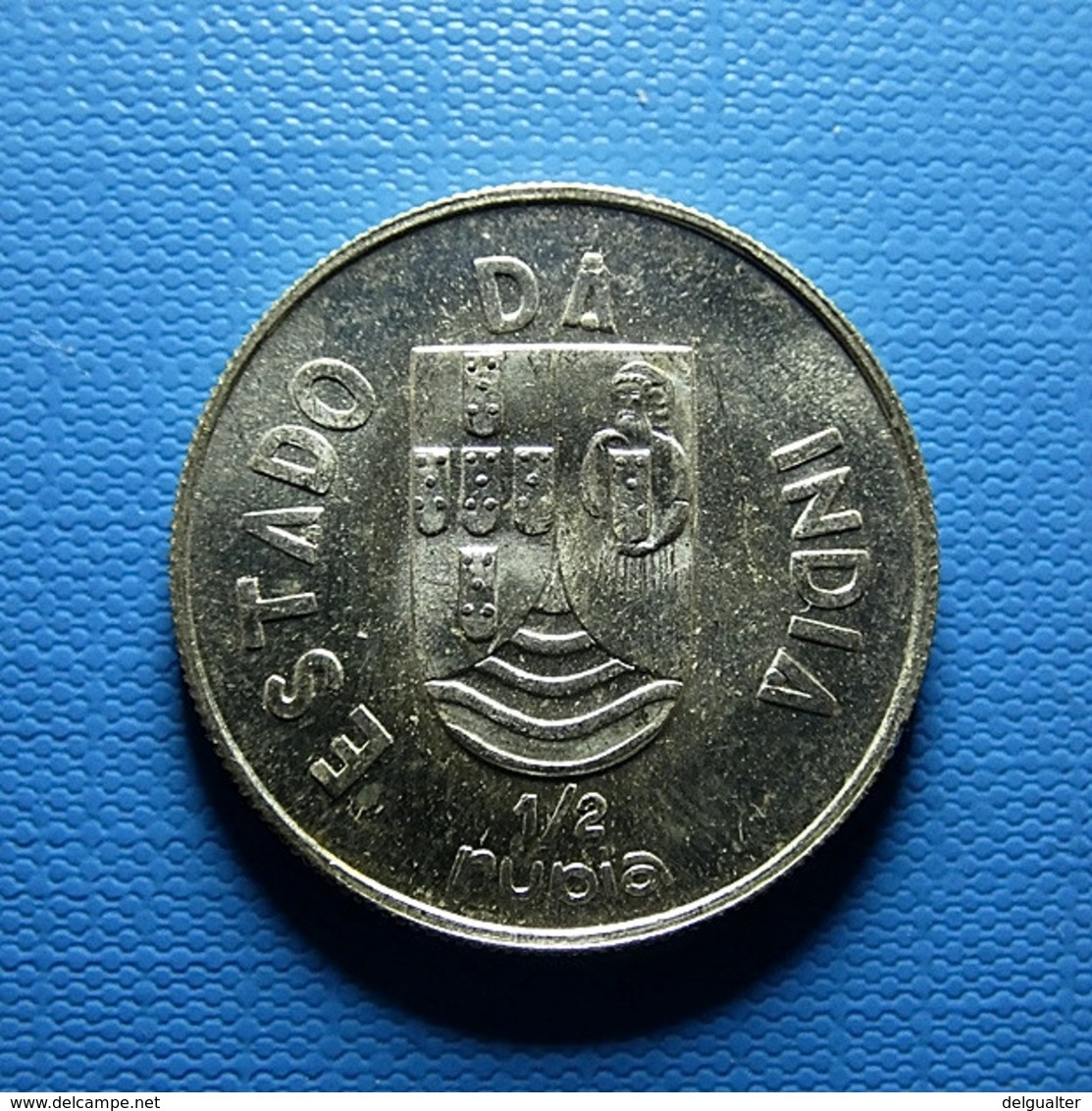 Portuguese India 1/2 Rupia 1936 Silver - Portugal