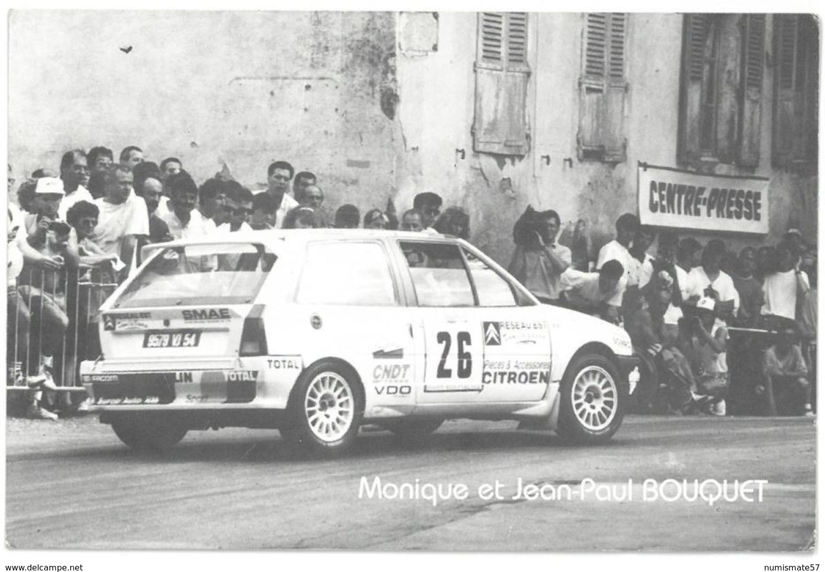 Monique Et Jean-Paul BOUQUET - Rallye - Citroën AX Sport ( Dpt 54 Meurthe Et Moselle ) - Rallyes