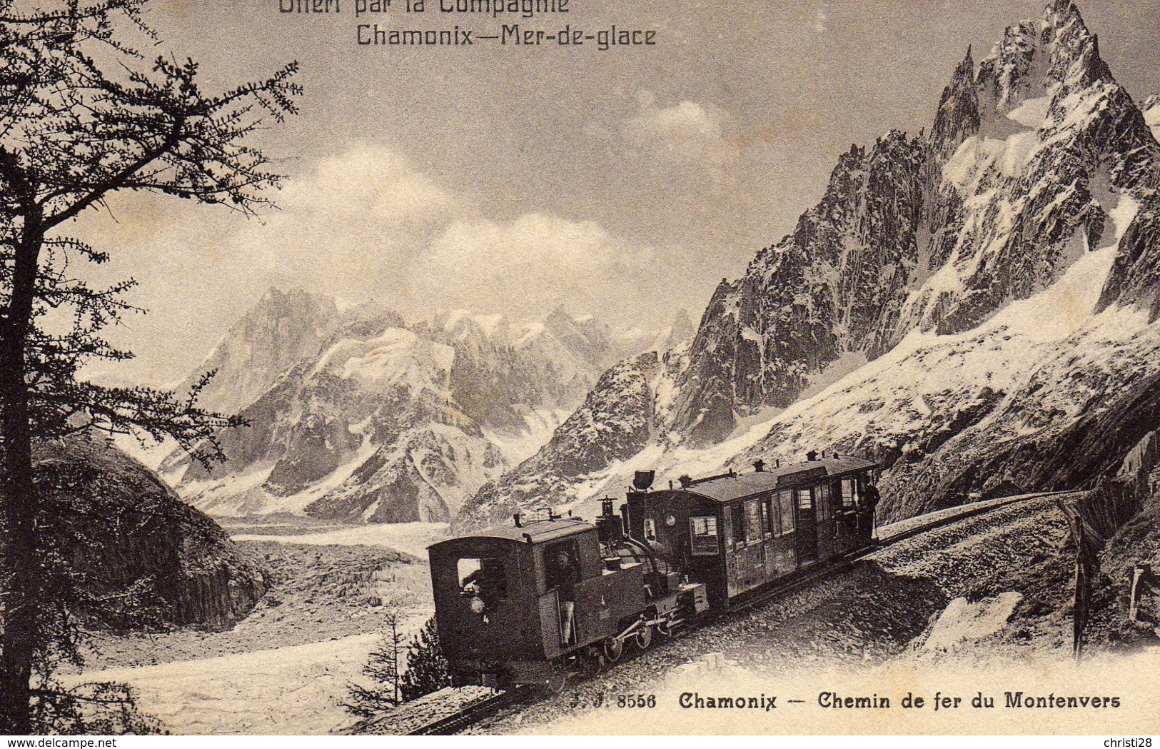 DPT 74 Chamonix Mer De Glace Chemin De Fer Du Montenvers - Chamonix-Mont-Blanc