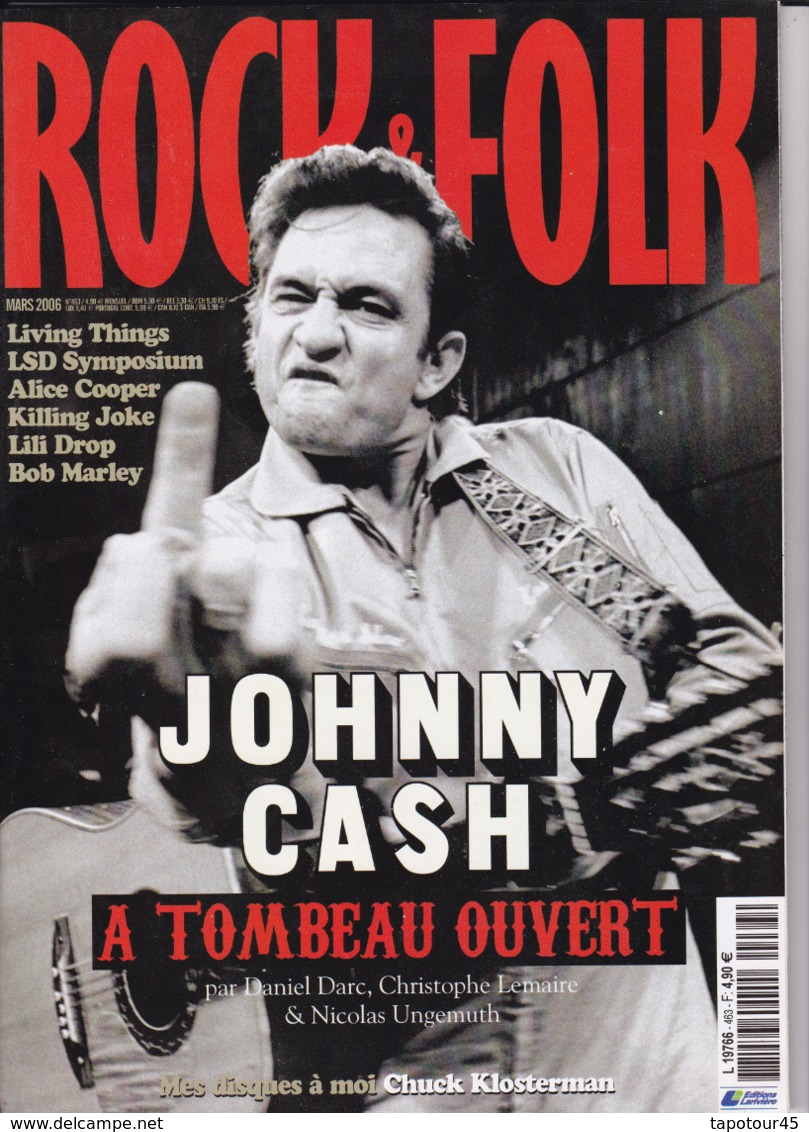 C 5)Livre, Revues >  Jazz,Rock, Country > Rock & Folk " "Johnny Cash"   (+- 130 Pages) - 1950-Now