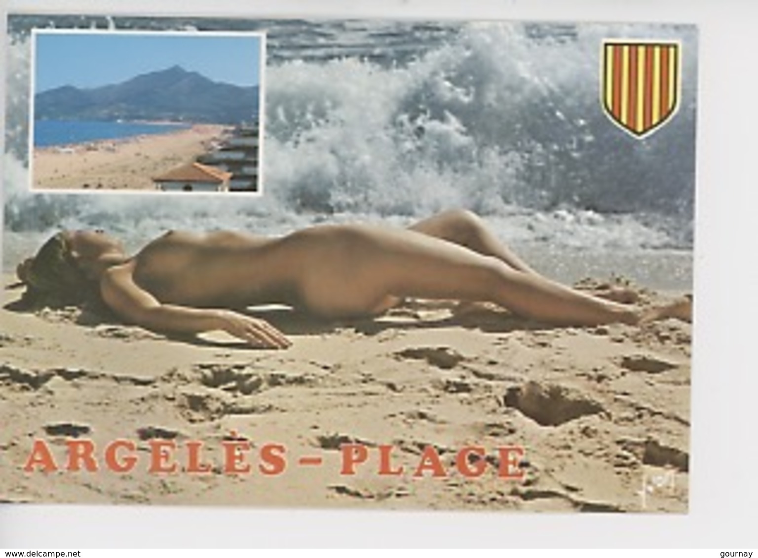 Argelès Plage - Pin Up Nu - La Plage, Les Albères - Argeles Sur Mer