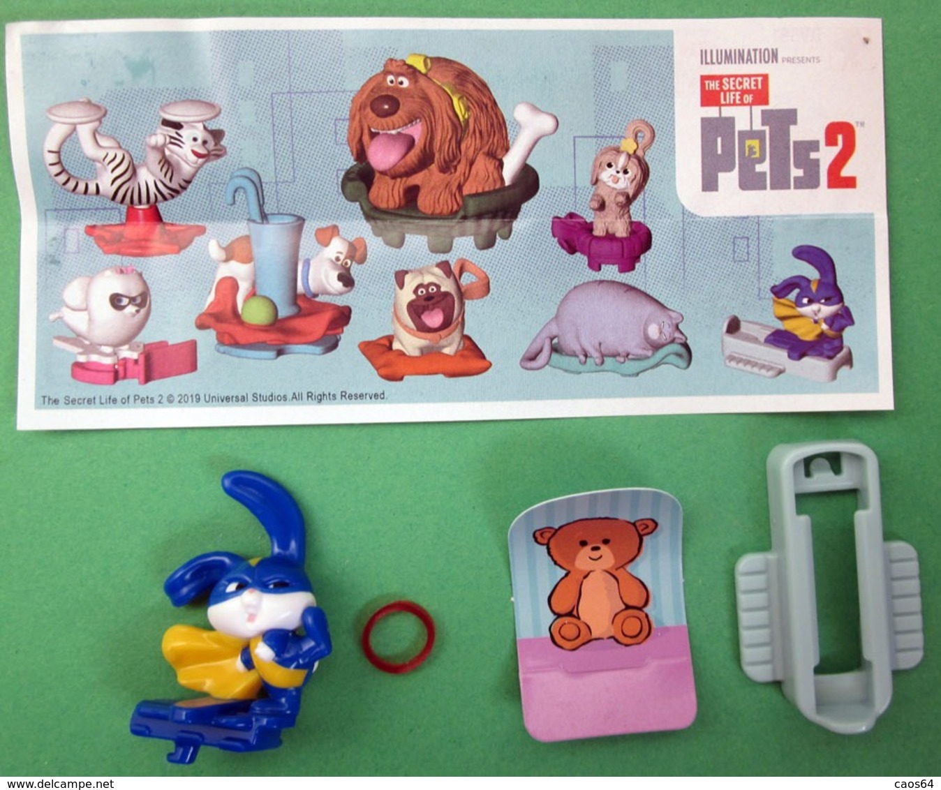 PETS 2 KINDER SORPRESA DV591 + BPZ 2019 ITALIA Ferrero - Cartoni Animati