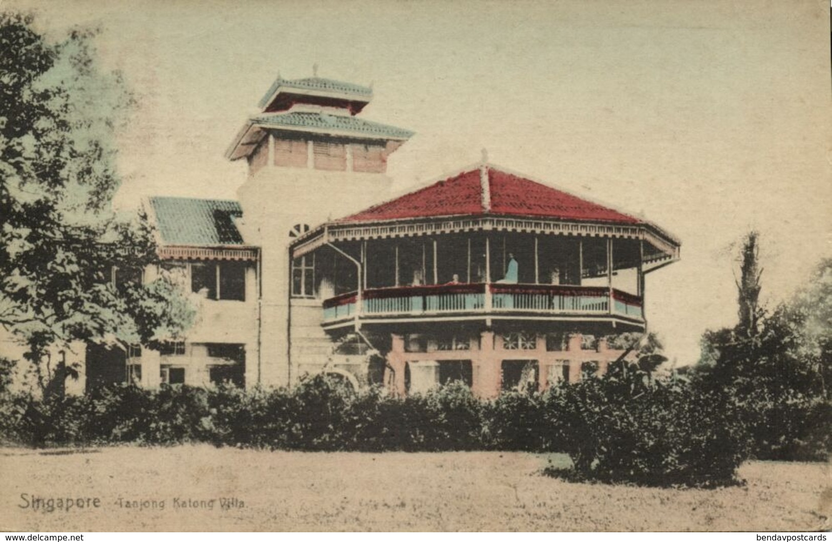 Singapore, Tanjong Katong Villa (1919) Postcard - Singapore