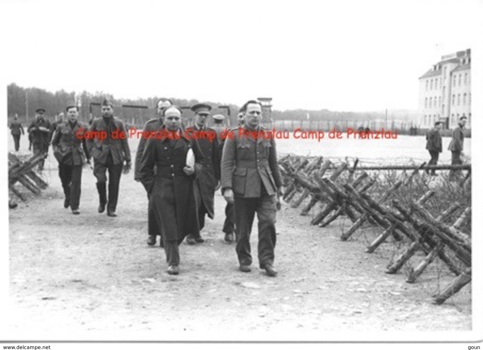 Photo Originale 18x13 Camp Officiers Belges Prisonniers WW2 Prenzlau Oflag II.A Prisonniers - Guerre, Militaire