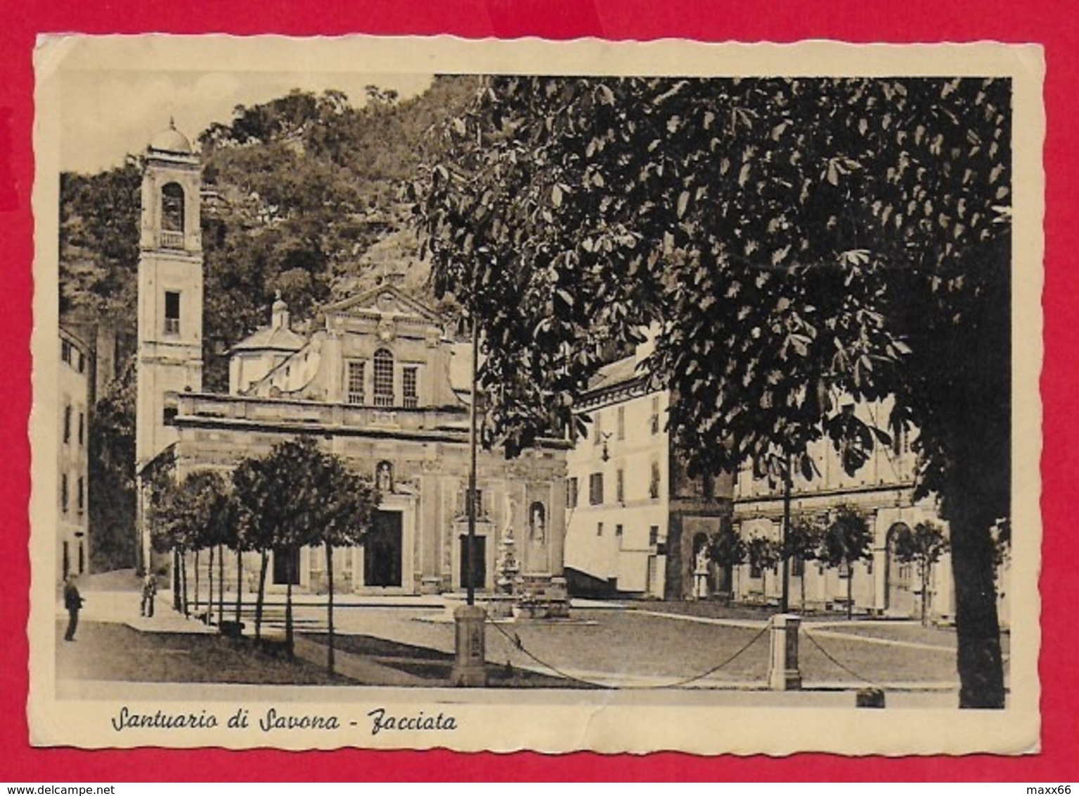 CARTOLINA VG ITALIA - Santuario Di SAVONA - Facciata - 10 X 15 - 1950 - Chiese E Conventi