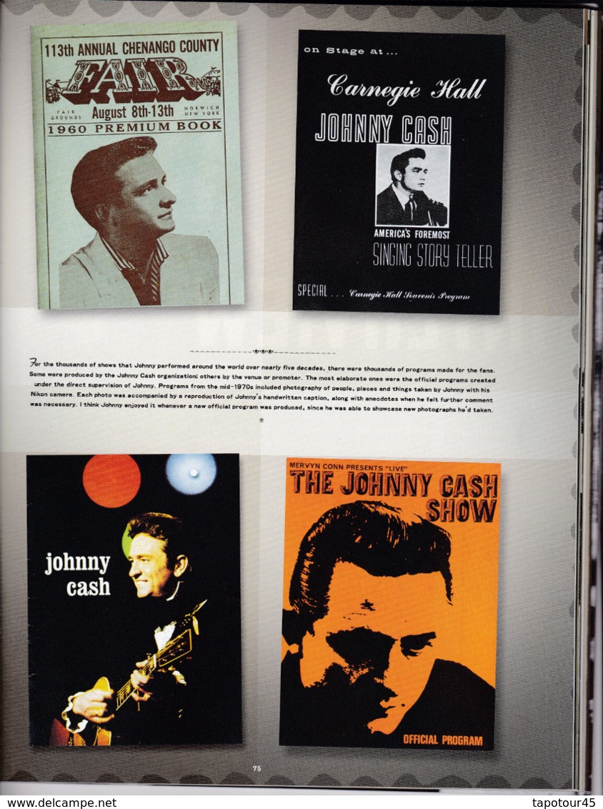 C 5)Livre, Revues >  Jazz,Rock, Country > An Américan Man  "Johnny Cash"   (+- 180 Pages) - 1950-Maintenant